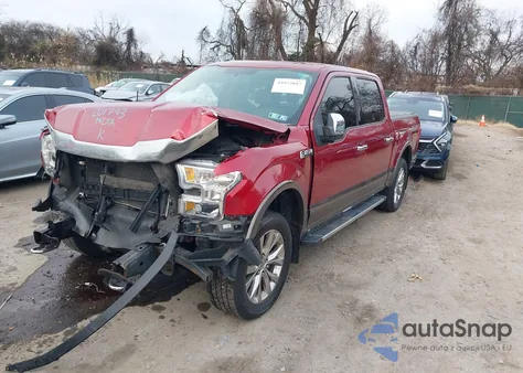 2016 Ford F-150 Lariat из США, поврежденный, VIN 1FTEW1EF2GFB95534